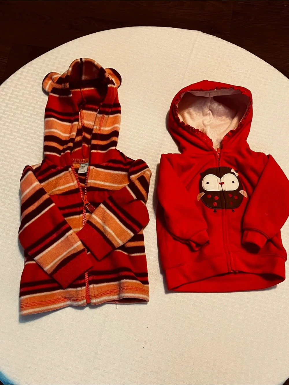 Baby Hoodie Bundle – Carter’s 6M & Old Navy 6–12M – Cute & Cozy